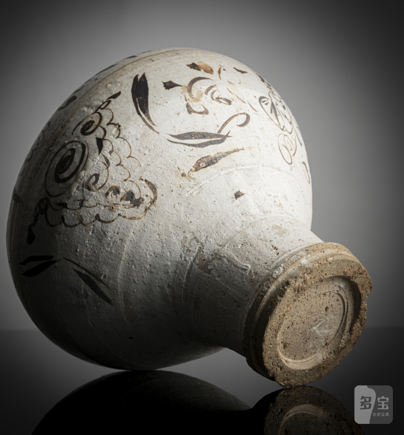 A Cizhou jar with figure decoration and a stylised inscription in Cizhou ware - 图6